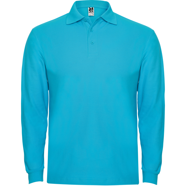 Tricou Polo din Bumbac cu Mânecă Lungă 220g - varianta 10