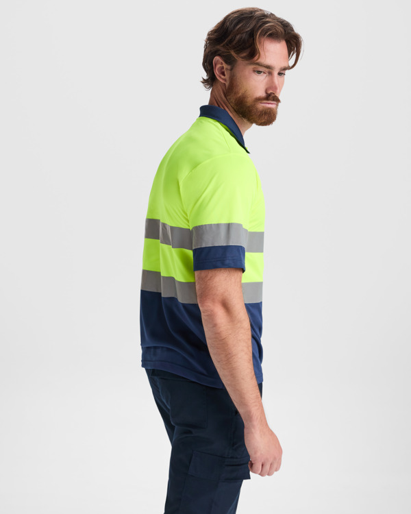 Tricou Polo Reflectorizant cu Mânecă Scurtă - varianta 2