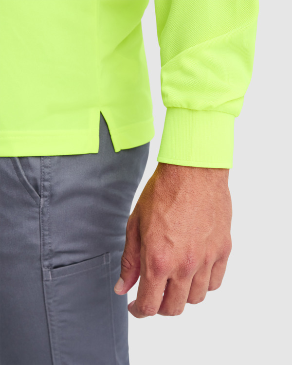 Tricou Polo Reflectorizant Tehnic cu Mânecă Lungă - varianta 3