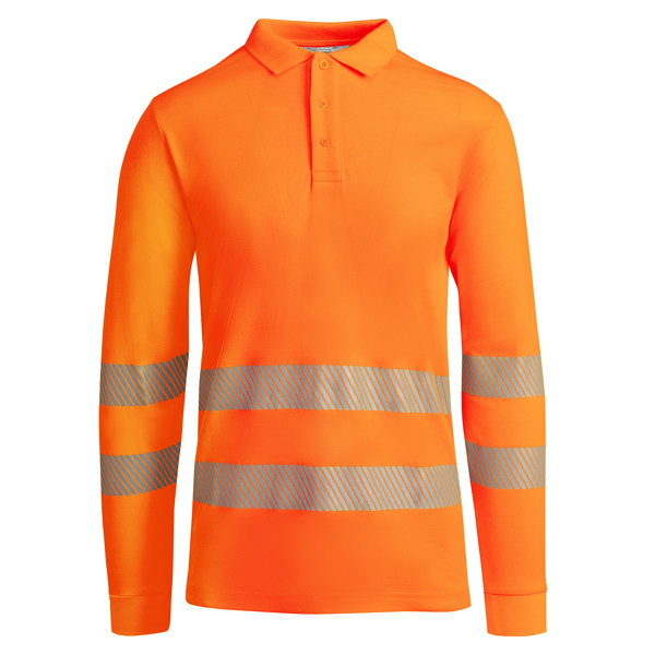 Tricou Polo Reflectorizant din Bumbac cu Mânecă Lungă - varianta 6