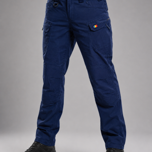 Pantaloni Tactici Police Pro Navy — purtați